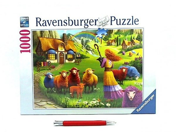 RAVENSBURGER RAV puzzle 1000 Kolorowa wełna 16949