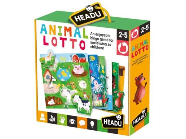 HEADU HEADU Lotto dopasuj zwierzęta wiek 2-5 22847