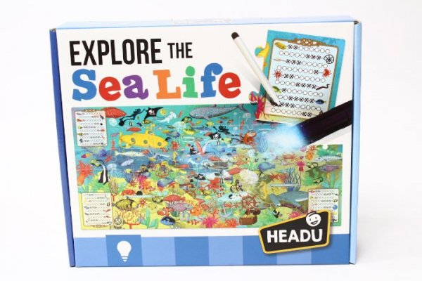 HEADU HEADU Odkryj życie morskie+latarka 5-10 22311