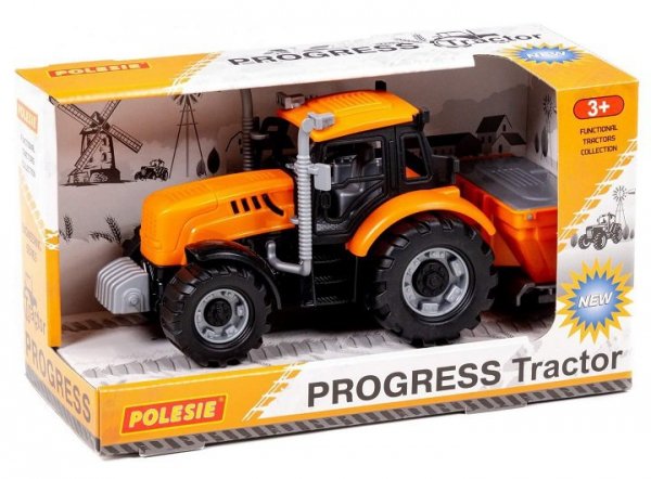 POLESIE Traktor Progress roln.inerc.pomar.pudełko 91246