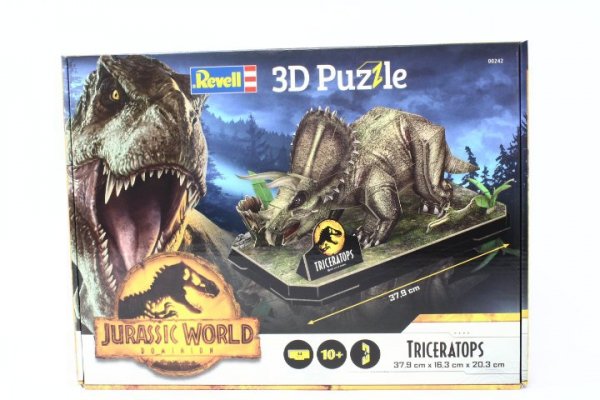 REVELL - CARRERA REVELL puzzle 3D Jurassic Triceratops 00242