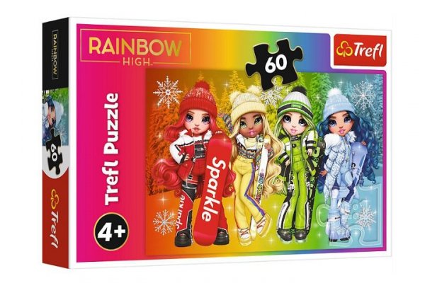 TREFL PUZZLE 60 Radosne lalki /MGA RainbowHigh 17380