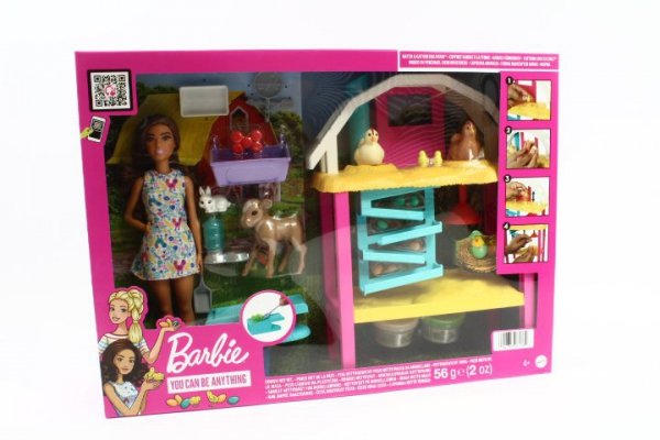MATTEL Barbie Farma radosnych kurek+lalka HGY88 /2