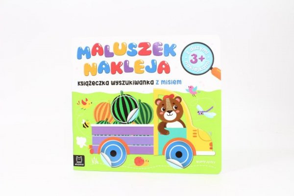 AKSJOMAT Maluszek nakleja Książ.wyszukiw.z misiem 3+ 32861
