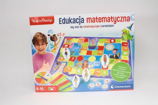 CLEMENTONI - ZABAWKI CLE Uczę się bawiąc! Edukacja matematyczna 50778