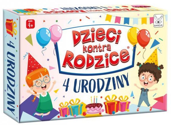 KANGUR - GRY Dzieci kontra rodzice gra Urodziny 4+ 75482