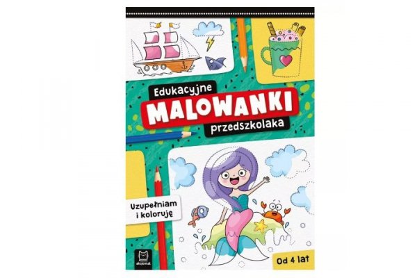 AKSJOMAT Eduk.malow.przedszkolaka Uzupełniam i kolor.36326