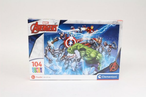 CLEMENTONI CLE puzzle 104 SuperKolor Marvel Avengers 25744