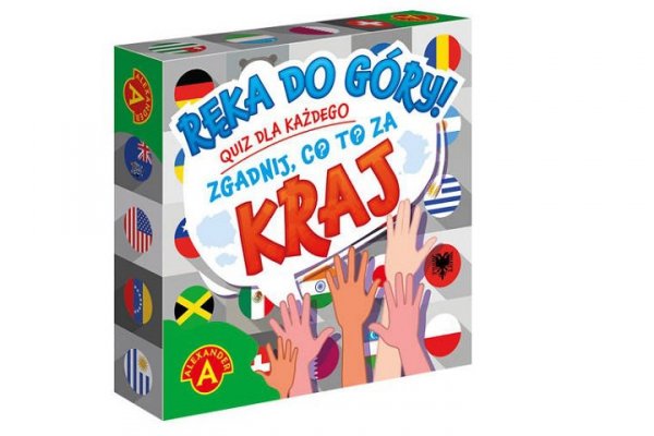 ALEXANDER Gra planszowa Quiz Ręka do góry Kraj 27471