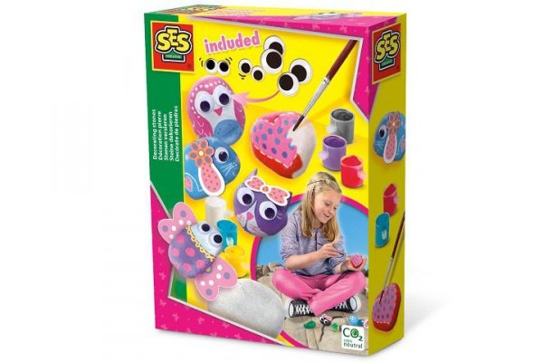 SES CREATIVE SES Malowanie i ozdabianie kamieni 14843 48430