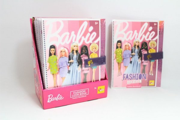 DANTE Lisciani Barbie sketch book FashionLookBook 12877