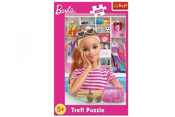 TREFL PUZZLE 100 Poznaj Barbie /Mattel 16458