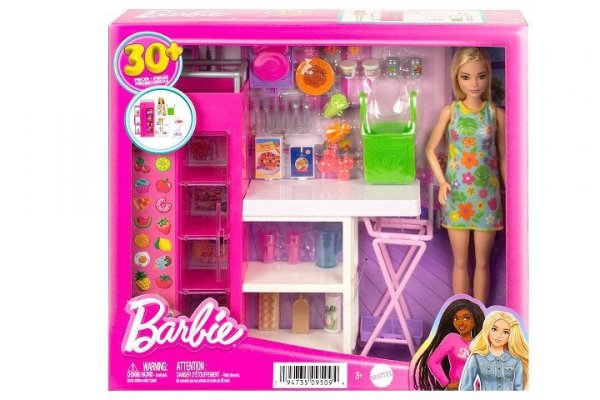 MATTEL Barbie spiżarnia zestaw + lalka HJV38 /3