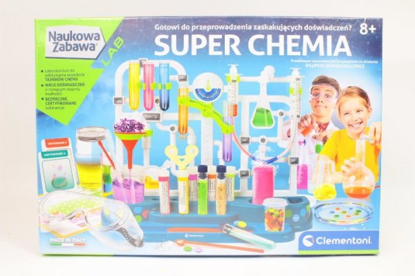 CLEMENTONI - ZABAWKI CLE Naukowa zabawa Super Chemia 50805
