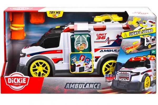 SIMBA Dickie ambulans 36 cm św/dźw 330-7003