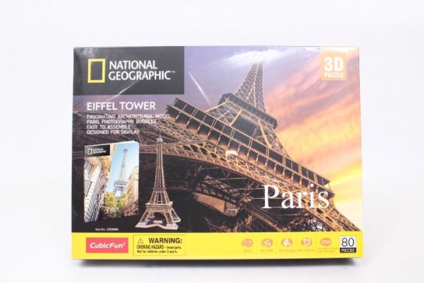 DANTE Cubic Fun puzzle 3D NationGeogr.Paryż 09988