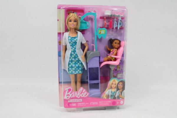 MATTEL Barbie dentystka zestaw HKT69 /6