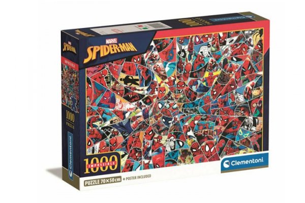 CLEMENTONI CLE puzzle 1000 Compact Spiderman 39916