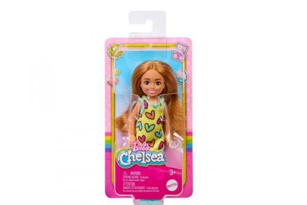 MATTEL Barbie Chelsea sukienka w serca HNY57 /6