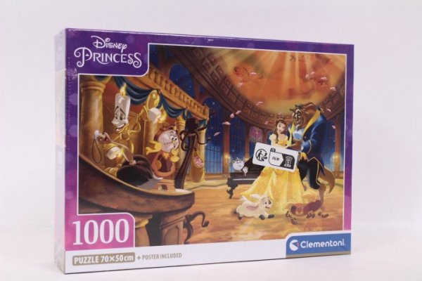 CLEMENTONI CLE puzzle 1000 Compact Disney Princess 39854