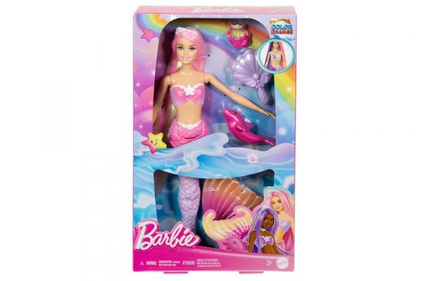 MATTEL Barbie Malibu Syrenka Zmiana koloru HRP97 /4