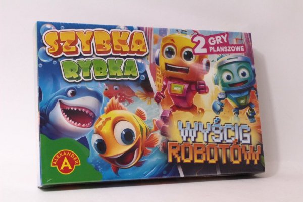 ALEXANDER Gra rodzinna Szybka rybka+Wyścig robotów 28003