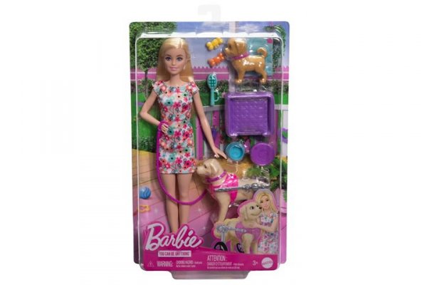 MATTEL Barbie z pieskami + akcesoria HTK37 /4