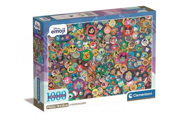 CLEMENTONI CLE puzzle 1000 Compact Disney Emoji 39829