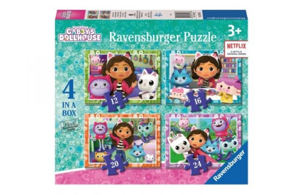 RAVENSBURGER RAV puzzle 4w1 Gabby Dollhouse 03143