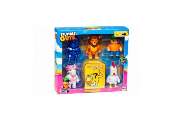 SUPERBUZZ STUMBLE GUYS S1 MiniAct.fig.6pack del.A 89021