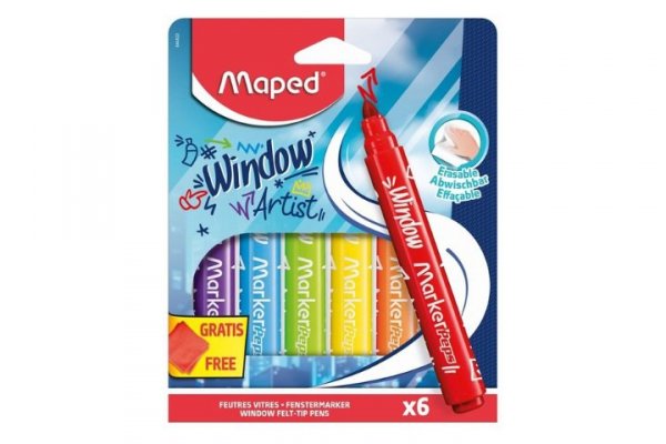 CX DYSTRYBUCJA - MAPED Flamastry d/szyb WindowMarker A6 844822 48228