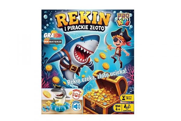 PRO-EXIMP Gra Rekin i pirackie złoto PROkids 08094