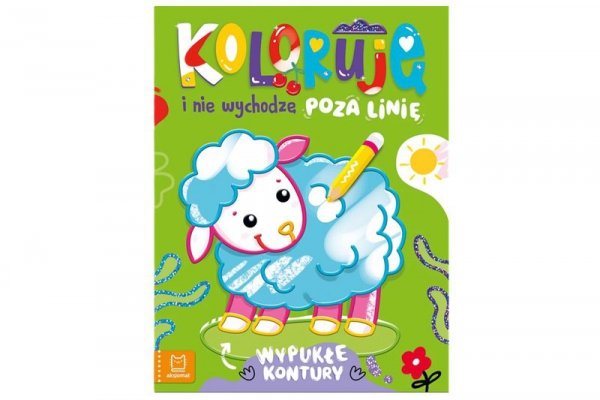AKSJOMAT Kolor.i nie wychodzę poza linię Z owieczką 40522