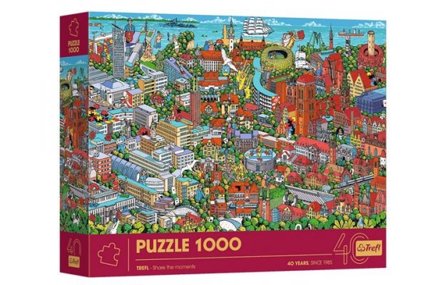 TREFL PUZZLE 1000 Jubileusz Trójmiasto 10924