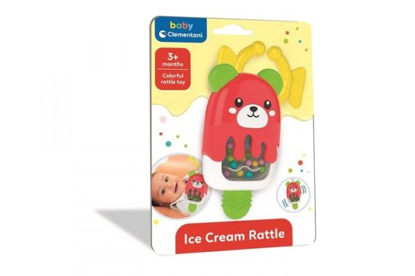 CLEMENTONI - ZABAWKI CLE BABY grzechotka lody 17571