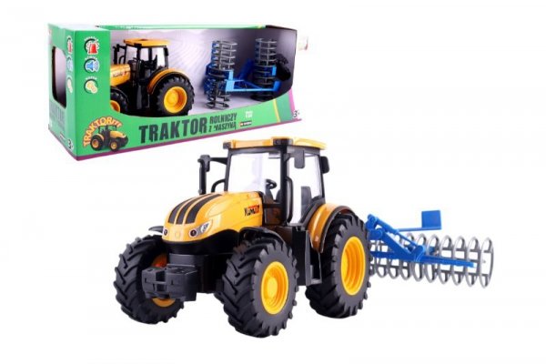 PRO-EXIMP Traktor z masz.brona talerzowa PROkids 08421