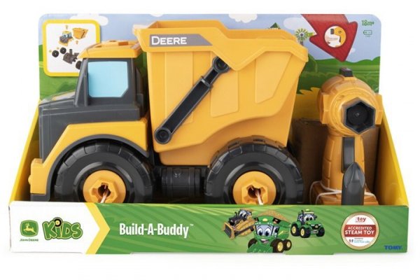 TOMY TOMY John Deere zbuduj wywrotka+wiertarka 47508