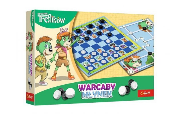 TREFL GRA Warcaby i młynek Rodzina Treflików 02658