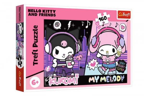 TREFL PUZZLE 160 Kuromi rządzi /Hello Kitty 15430