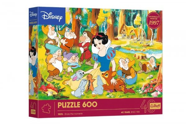 TREFL PUZZLE 600 40lecie Trefl Królewna Śnieżka 37603