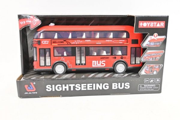DROMADER Autobus piętrowy św/dźw pudełko 1355425 54259