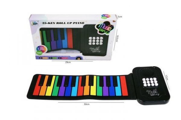 HIPO Pianinko miękkie 25 klawiszy HMP04 47653