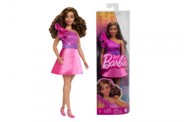 MATTEL Barbie lalka Fashionistas w sukience HRH22 /6