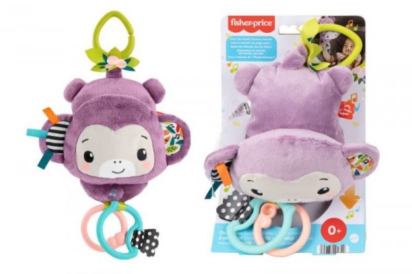 MATTEL FP fioletowa pluszowa małpka muzyczna JFF02 /2