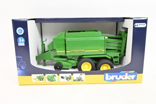 BRUDER - ATA BRUDER prasa do słomy John Deere 02017