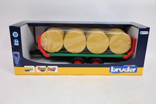 BRUDER - ATA BRUDER przycz.d/transportu siana+8 bel 02220