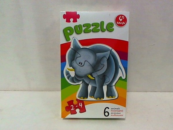 KUKURYKU Moje pierwsze puzzle - Zwierzątka 2 Słoń 60314