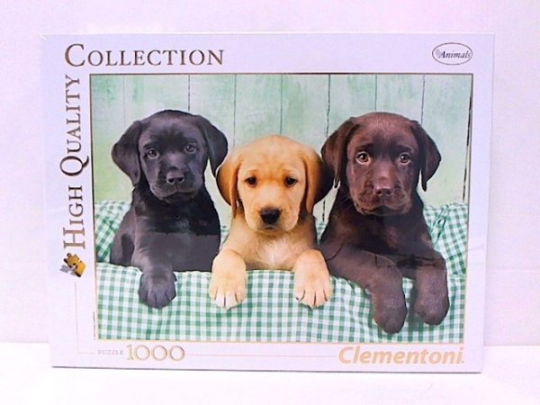 CLEMENTONI - PUZZLE CLE puzzle 1000 Trzy labradory 39279