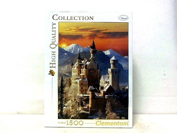 CLEMENTONI CLE puzzle 1500 Zamek w Neuschwanstein 31925