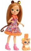 MATTEL ENCHANTIMALS LALKA CHERISH CHEETAH 21CM FJJ20 4+